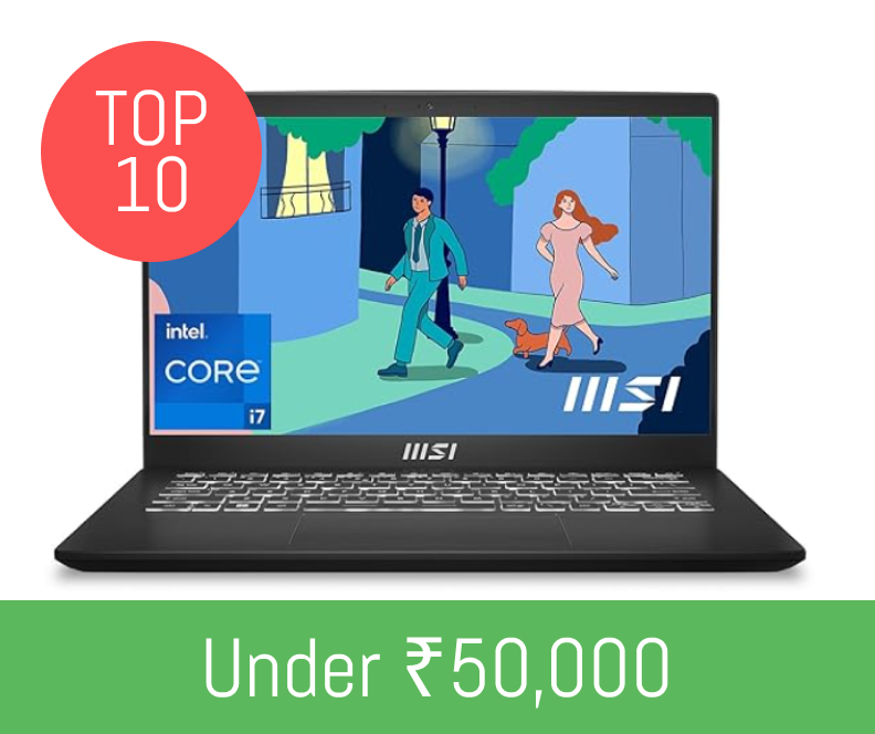top 10 laptops under 50000